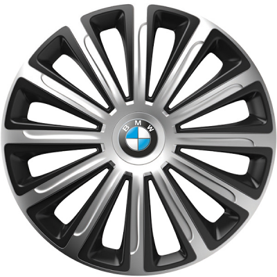 KRYTY KOLIES PRE BMW 15" TREND silver/black 4ks